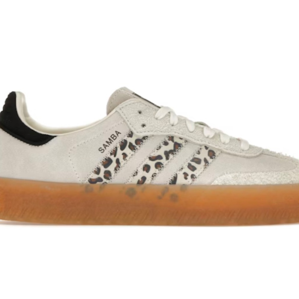 Adidas samba leopard print women's 7